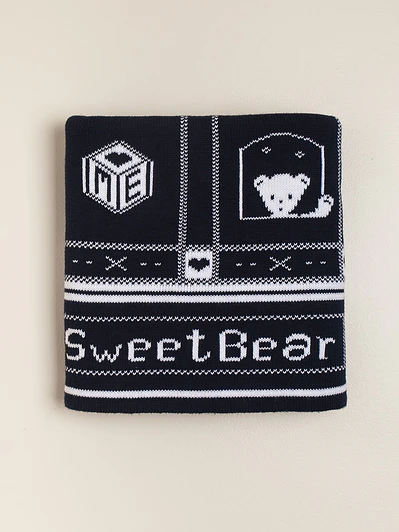 Bear Cotton Cover Blanket Sweet