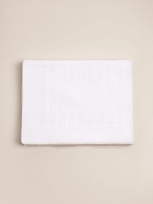 Blanket with Braids and squares