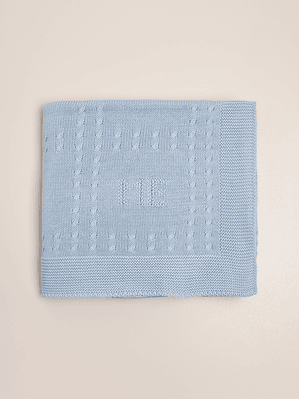 Blanket with Braids and squares