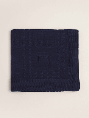 Blanket with Braids and squares