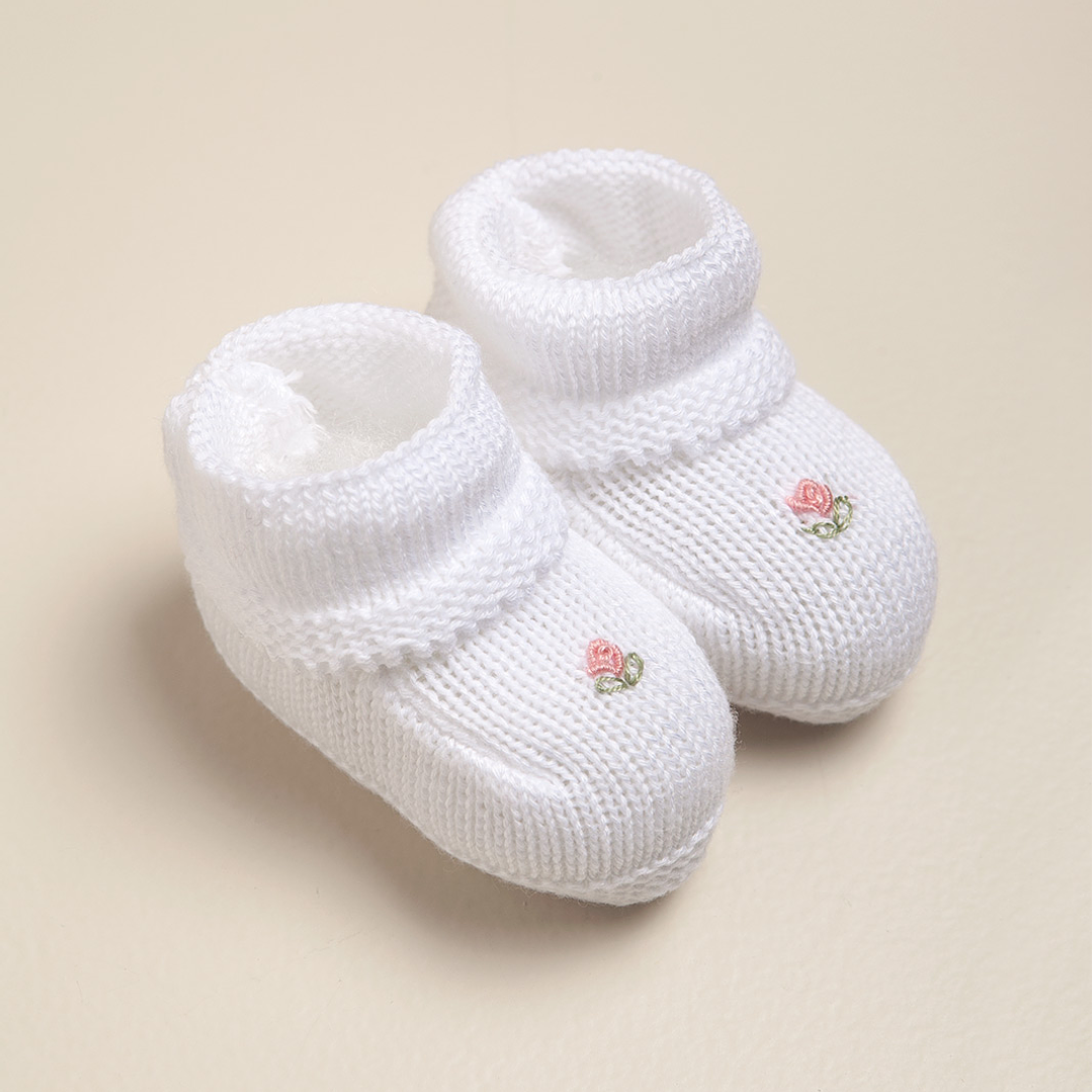 Handmade Embroidered Booties 1