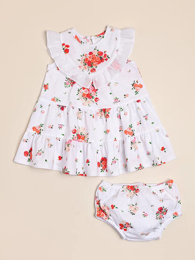 Arianna Exclusive Printed Cotton Dress