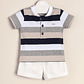 Juan Set Top Cotton Striped with Shorts Lightweight Twill - thumbnail 1