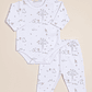 Set Pima Cotton Printed Bodysuit with Pants - thumbnail 1