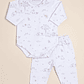 Set Pima Cotton Printed Bodysuit with Pants - thumbnail 3