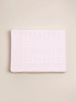 Blanket with Braids and squares