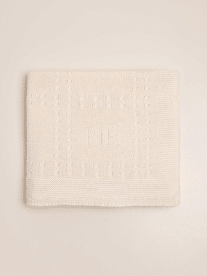 Blanket with Braids and squares