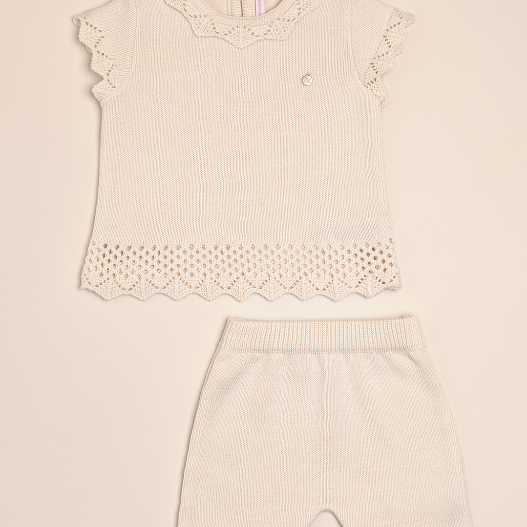 Clementina Matching Set mini Openwork with collar 2