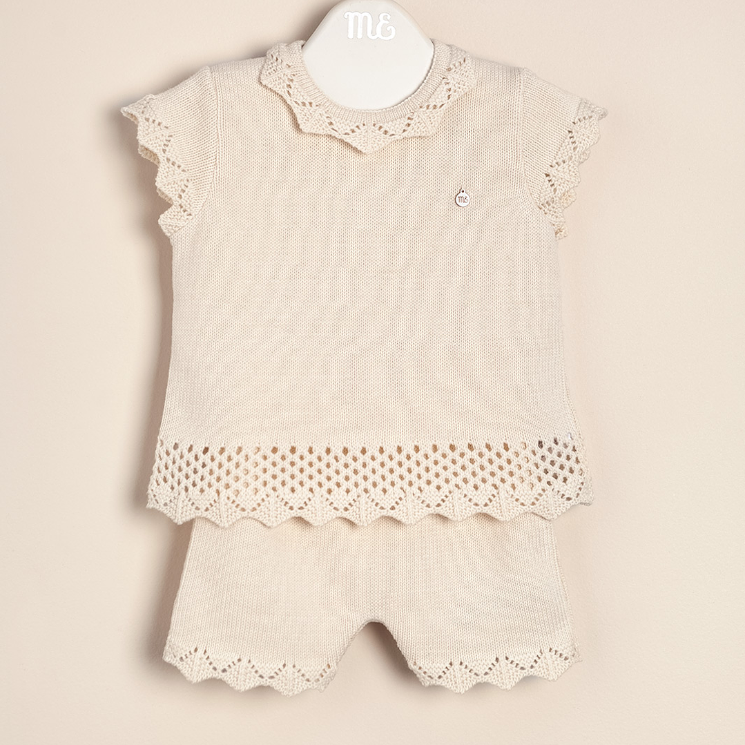 Clementina Matching Set mini Openwork with collar 1