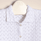 Nicolle Cotton Cardigan Openwork with collar for babies - thumbnail 2