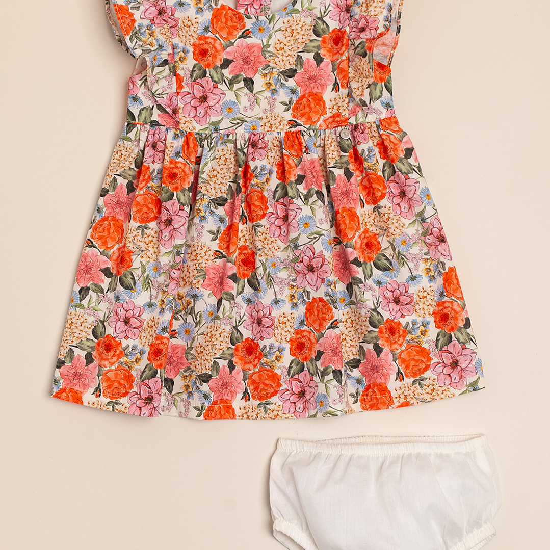 Cotton Poplin Printed Dress 1