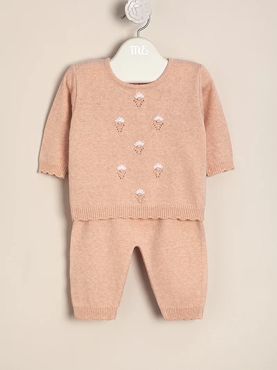 Loretta 2 piece embroidered matching set