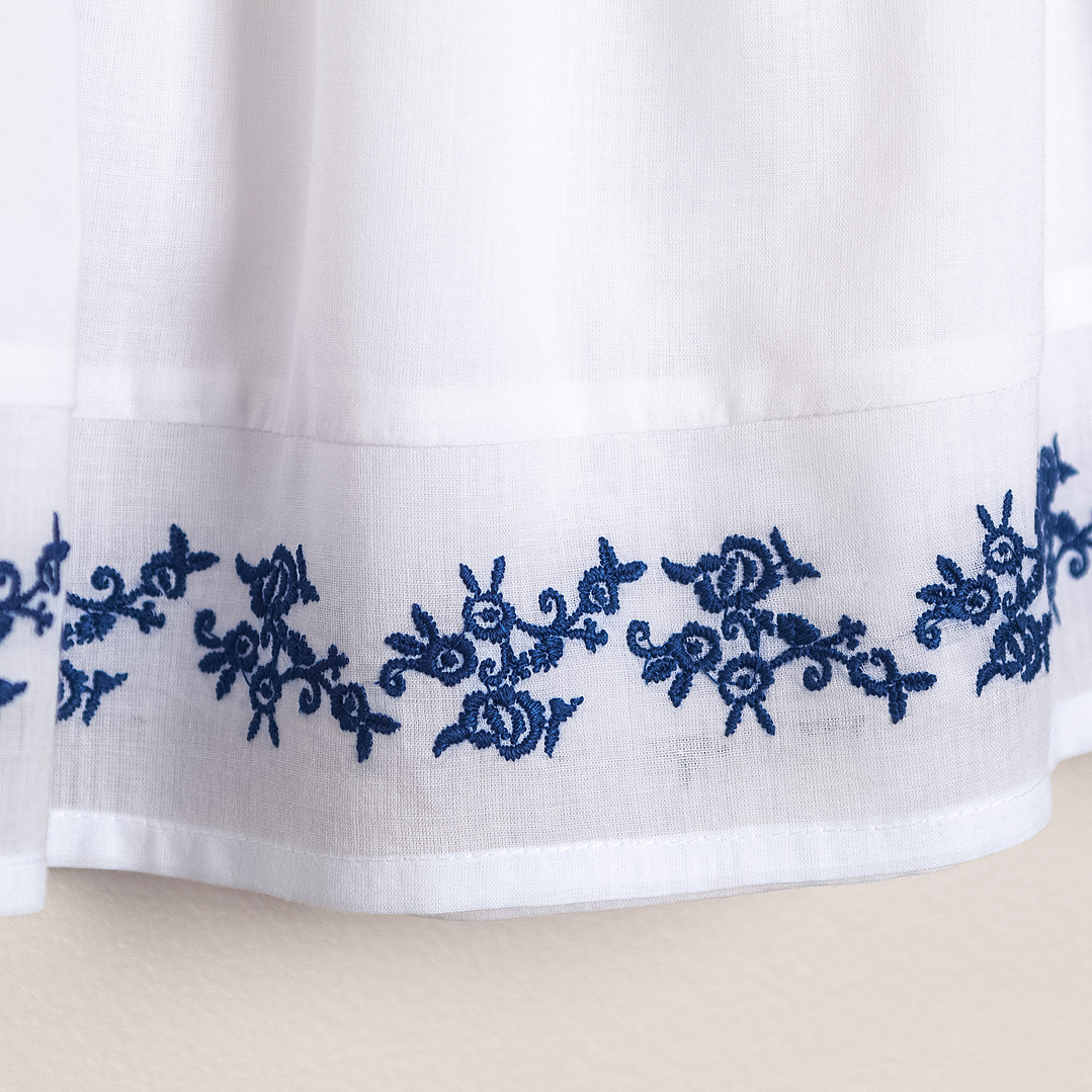 Jaya embroidered cotton voile dress from India 3