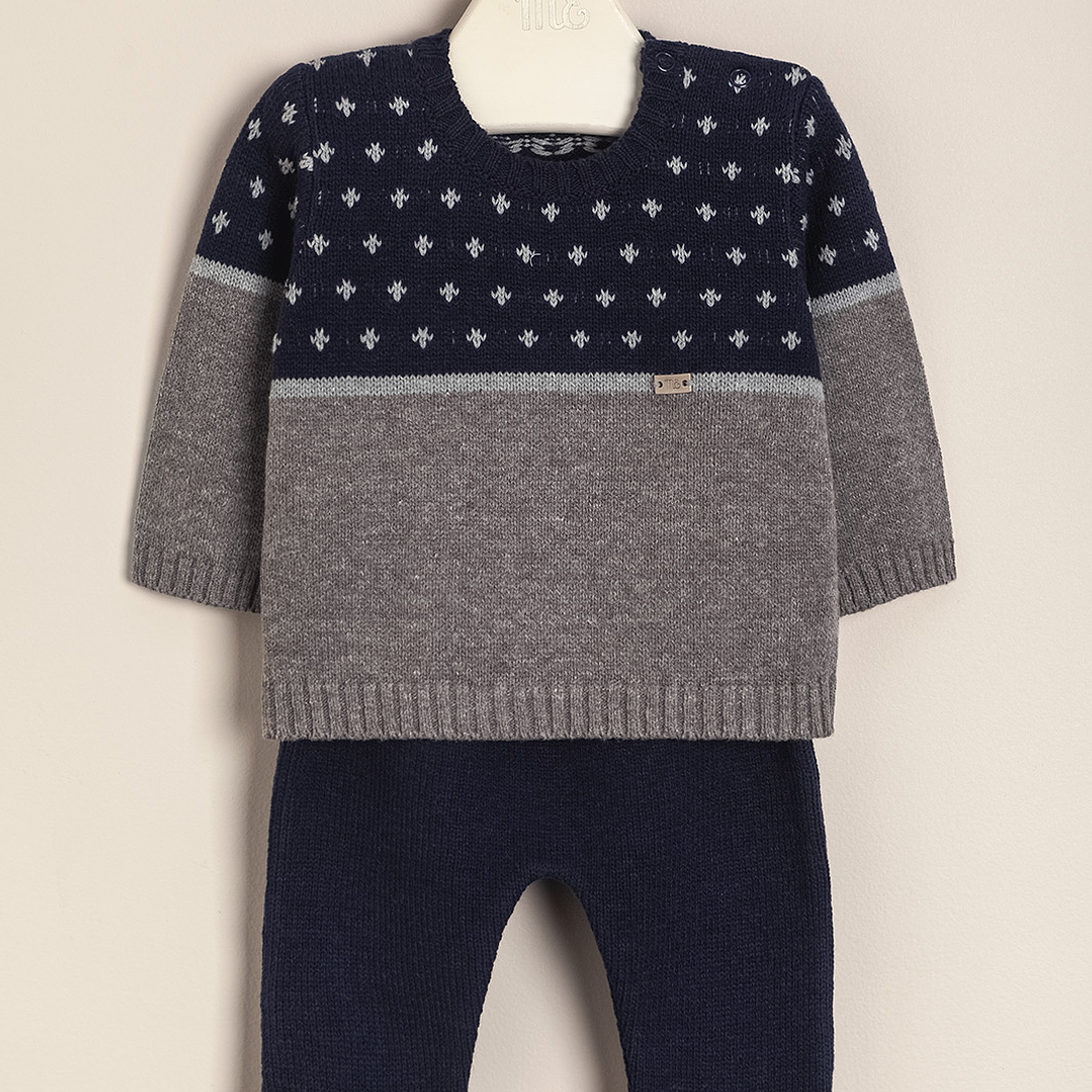 Lucas 2 piece Matching Set Jacquard 1