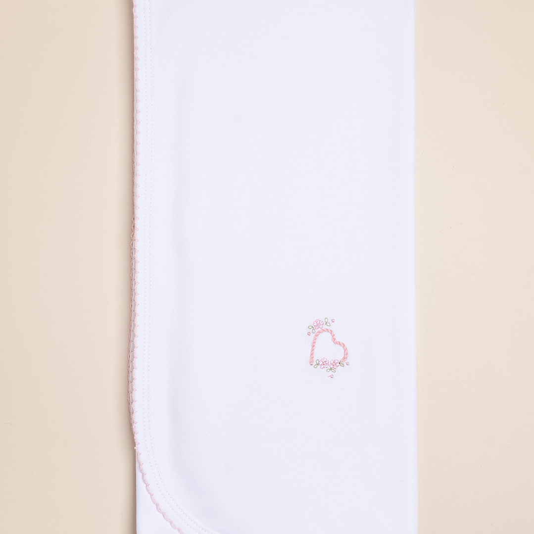 Pima Cotton Embroidered Blanket origin Peru 1