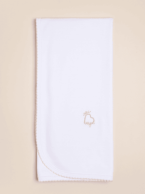 Pima Cotton Embroidered Blanket origin Peru