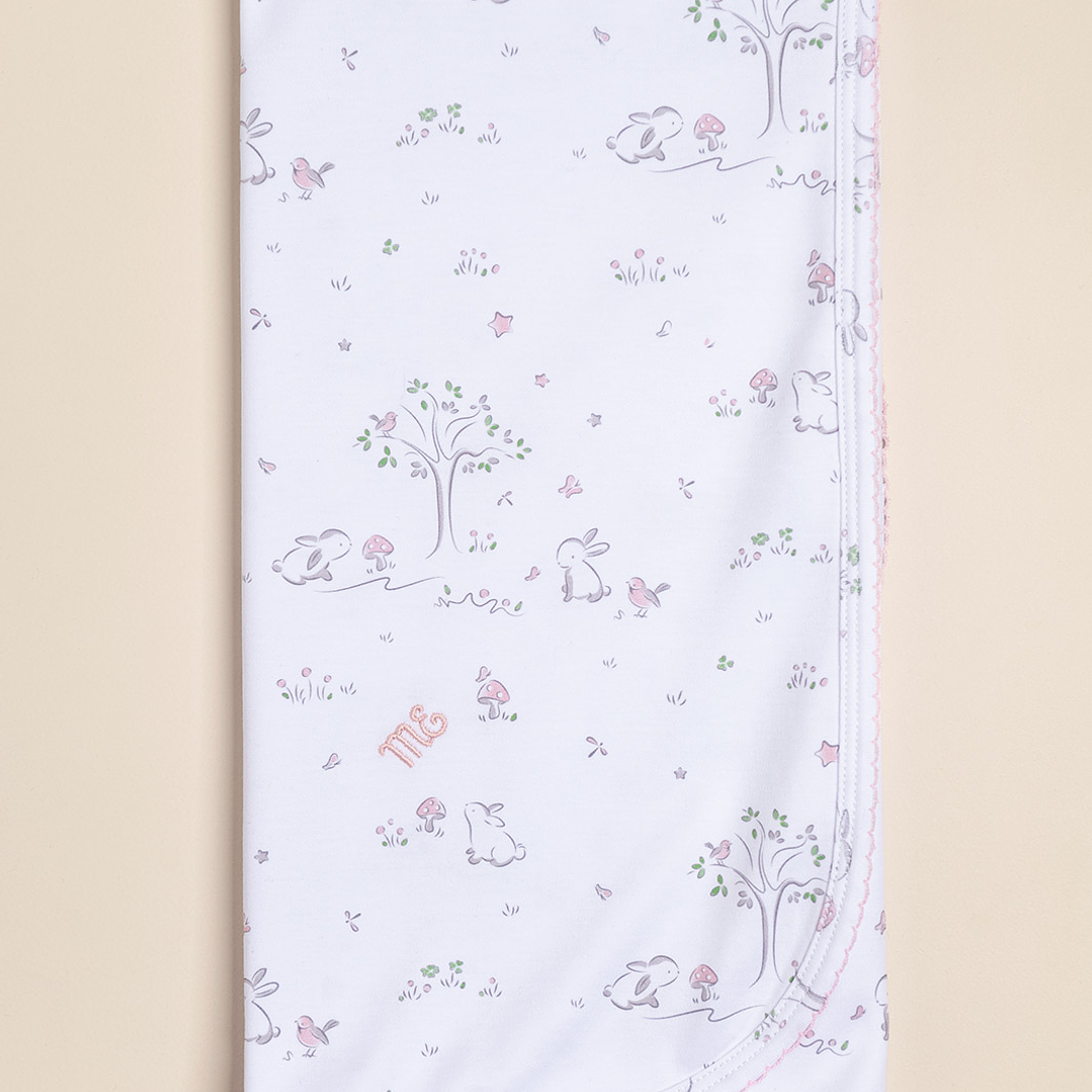 Pima Cotton Blanket with print 1