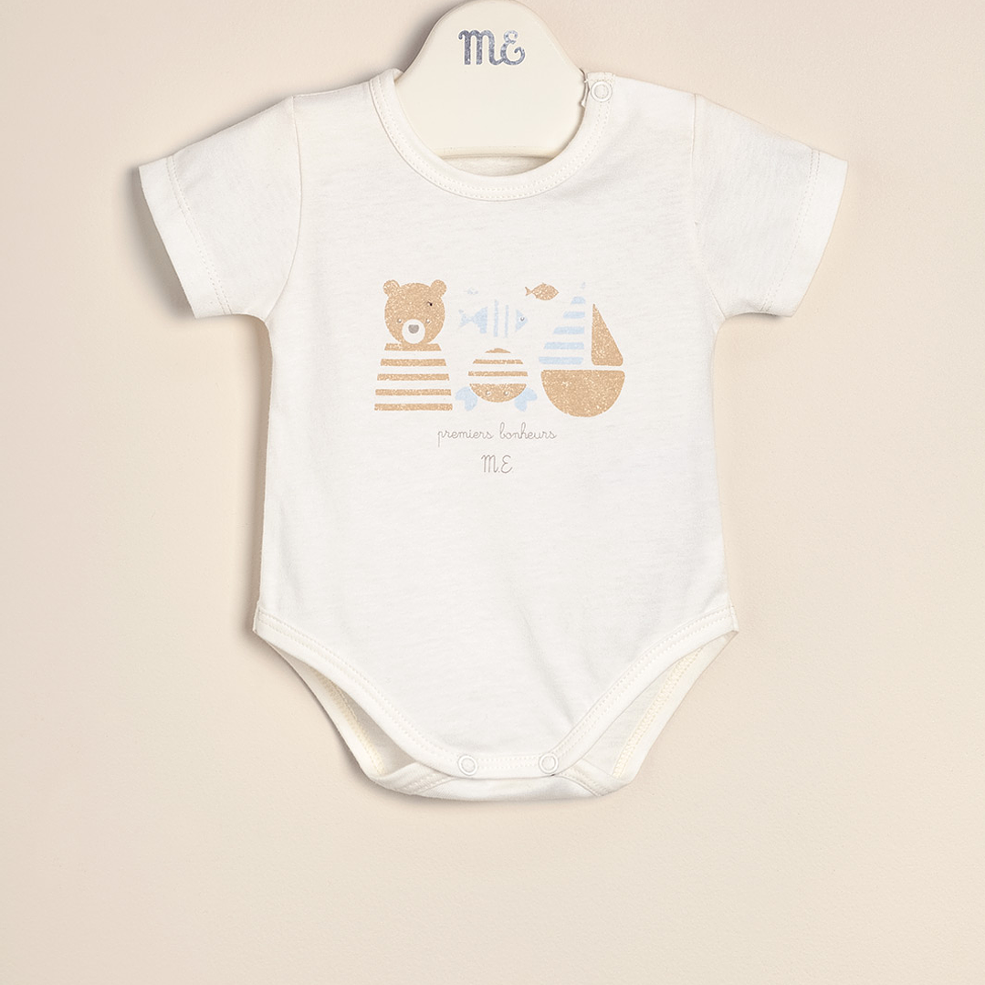 Sweet Bear Cotton printed Bodysuit 1