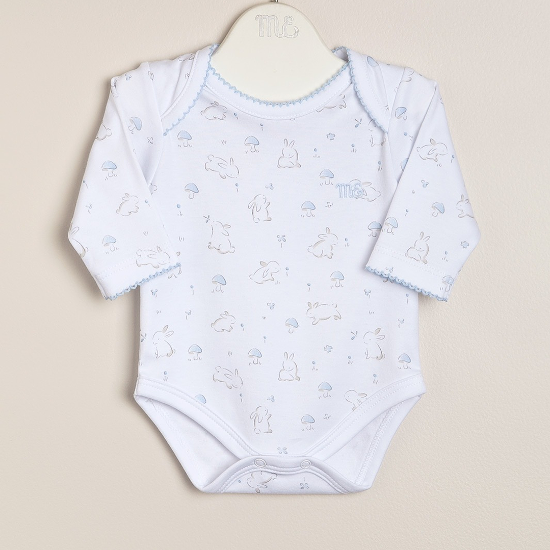 Amis Envelope neck Bodysuit Printed Pima Cotton Printed Cotton with Elastane 1