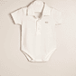 Lucas Bodysuit Cotton Jersey with Polo Collar - thumbnail 1