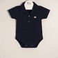 Lucas Bodysuit Cotton Jersey with Polo Collar - thumbnail 1