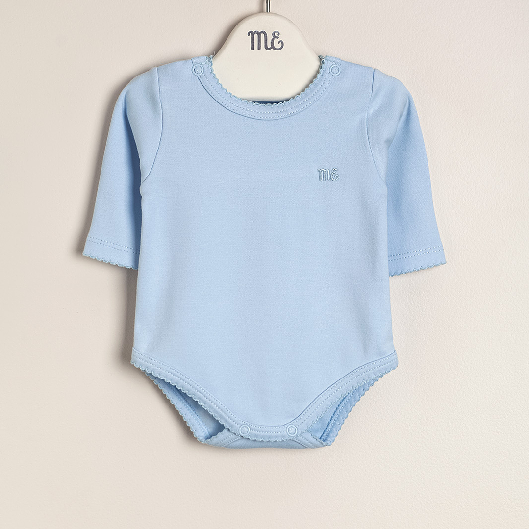 Pima Cotton Basic Long Sleeves Bodysuit 1