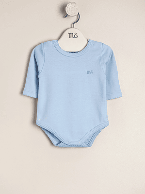Pima Cotton Basic Long Sleeves Bodysuit