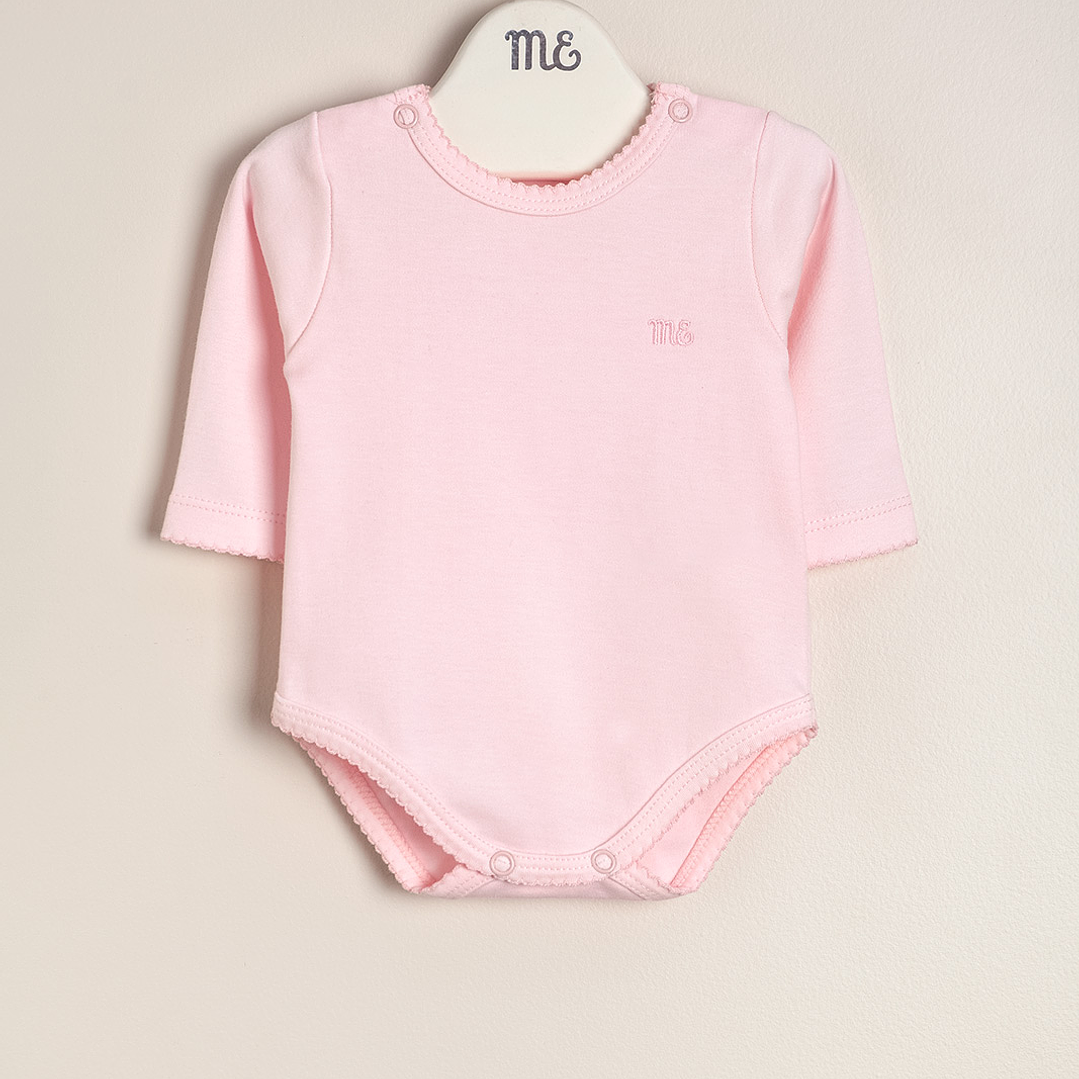 Pima Cotton Basic Long Sleeves Bodysuit 1
