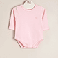 Pima Cotton Basic Long Sleeves Bodysuit - thumbnail 1