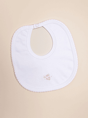 Pima Cotton Embroidered Bib origin Peru