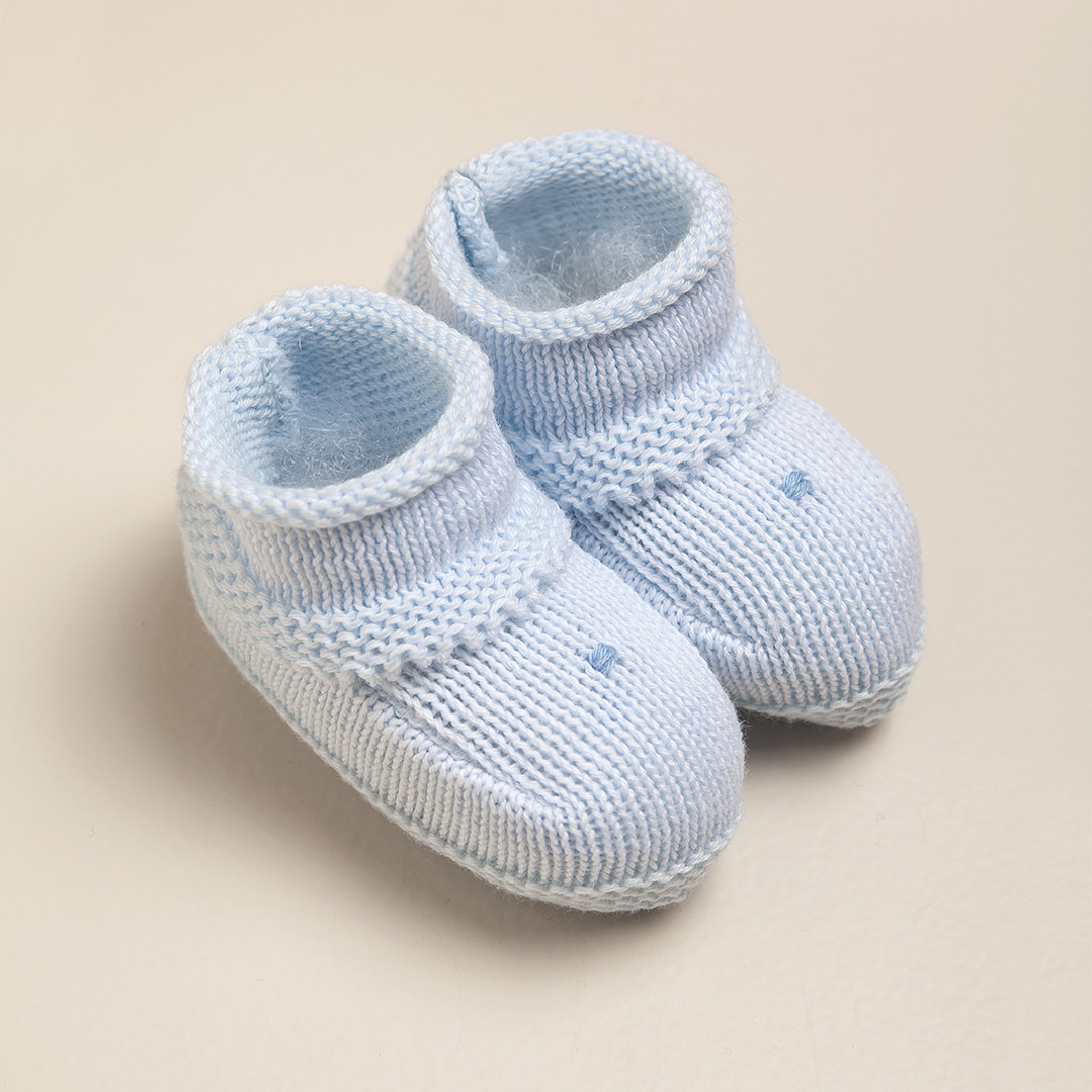 Hand embroidered Booties 1