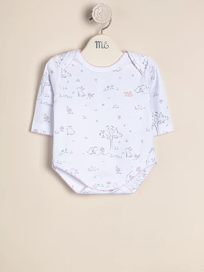 Pima Cotton printed Bodysuit