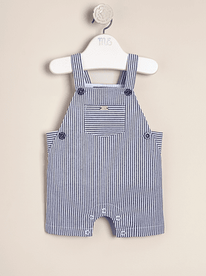 Overalls Poplin Striped Shark