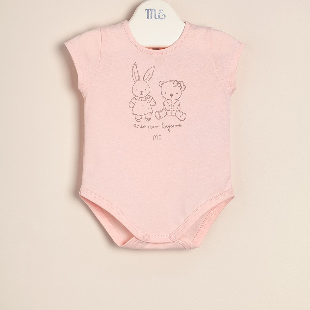 Amis Cotton Printed Bodysuit 1