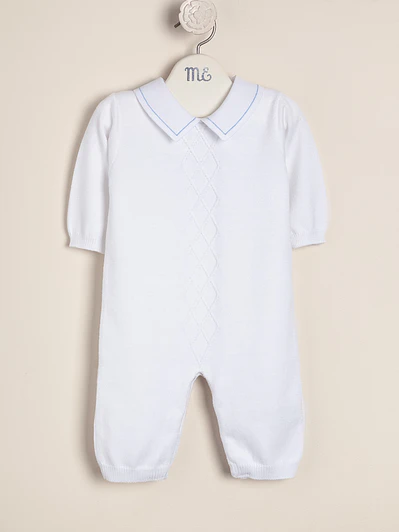 Benja Diamond Shaped Jumpsuit collar footed