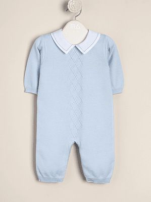 Benja Diamond Shaped Jumpsuit collar footed