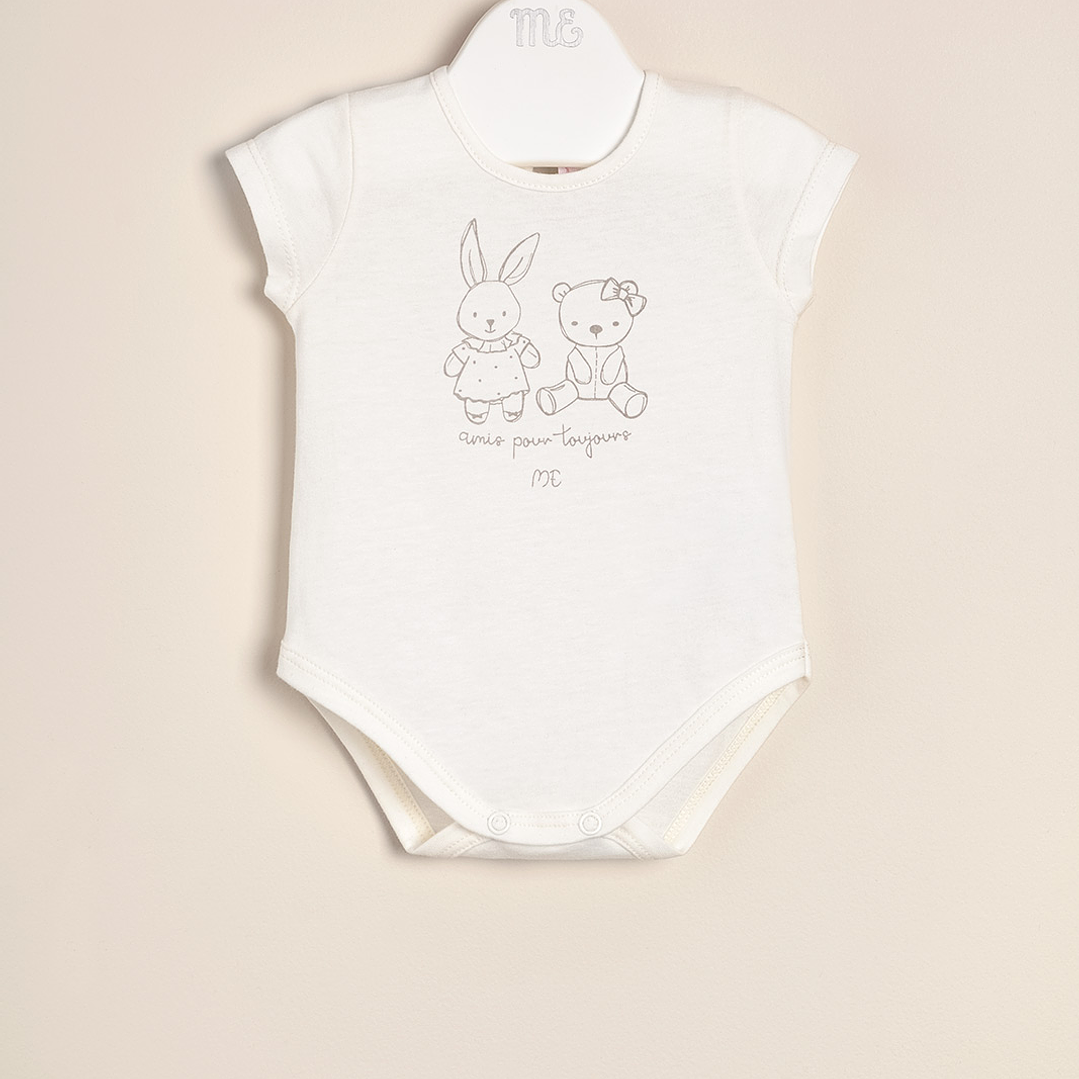 Amis Cotton Printed Bodysuit 1