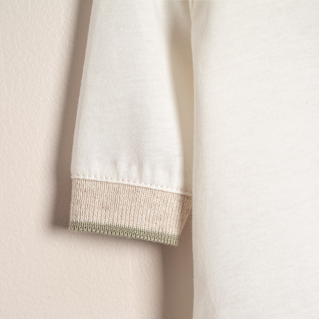 Paul Cotton polo bodysuit with knitted collar and cuffs 2