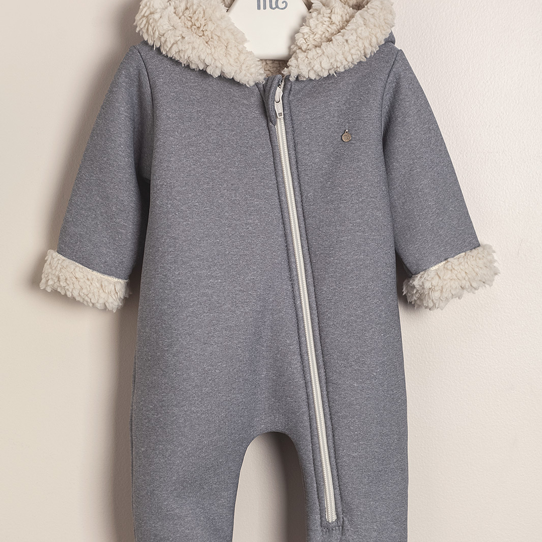 Winther Quilted pramsuit with faux fur 1