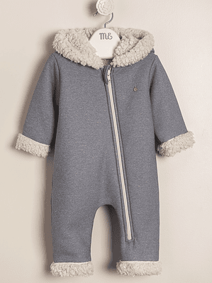 Winther Quilted pramsuit with faux fur
