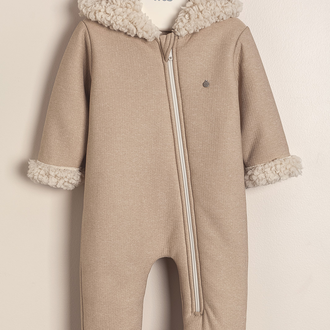 Winther Quilted pramsuit with faux fur 1