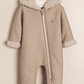 Winther Quilted pramsuit with faux fur - thumbnail 1
