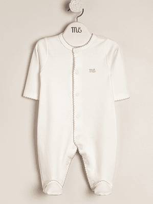 Pima Cotton Basic Open Front Jumpsuit 