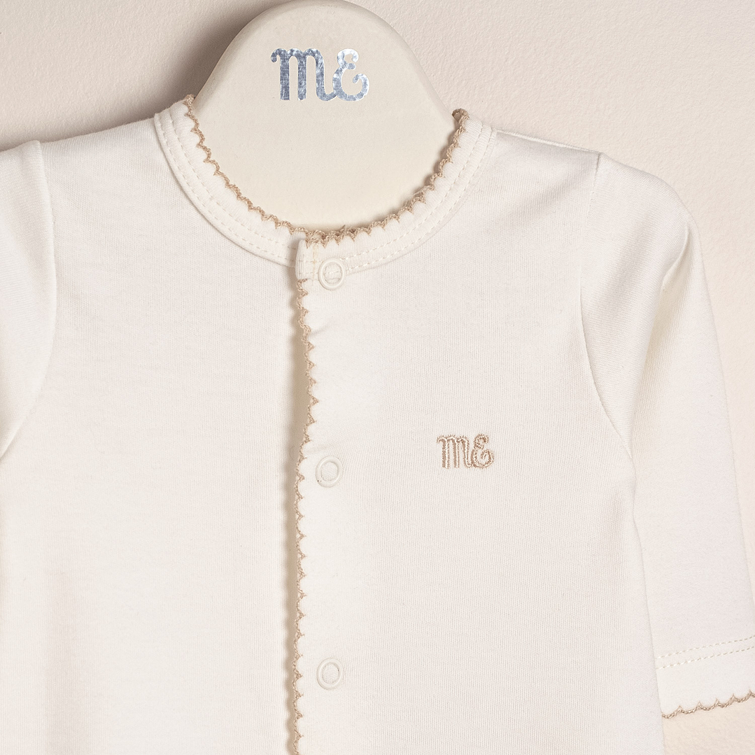 Pima Cotton Basic Open Front Jumpsuit  2