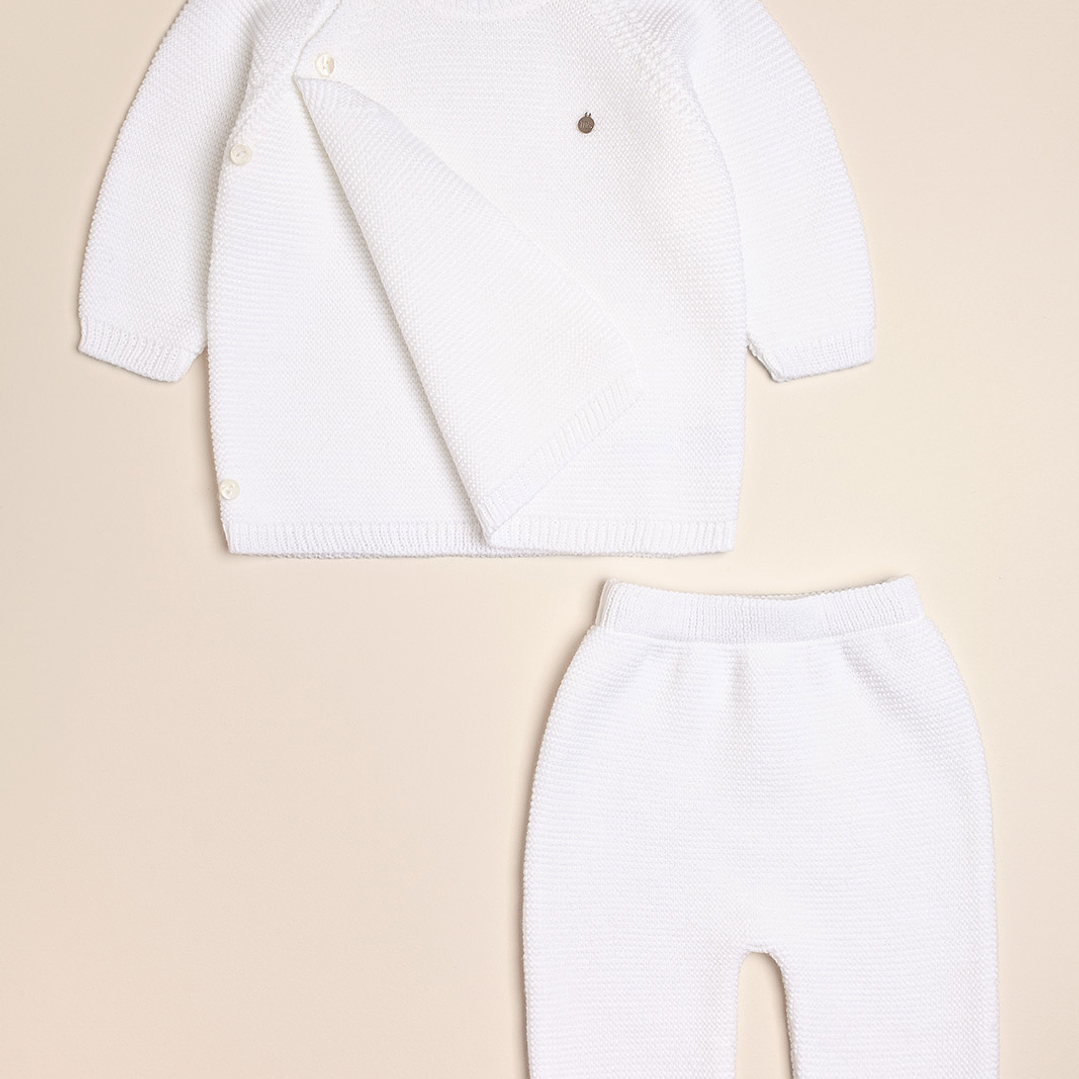 Wind Matching 2 piece Set Garter Stich 2