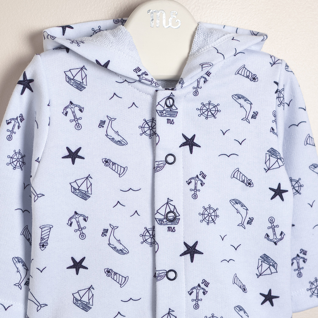 Rustic jacket printed for babies 2