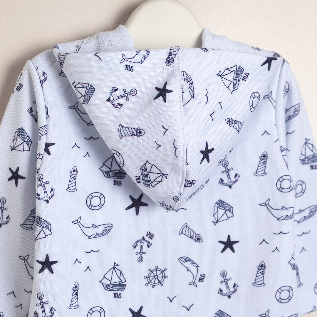 Rustic jacket printed for babies 3