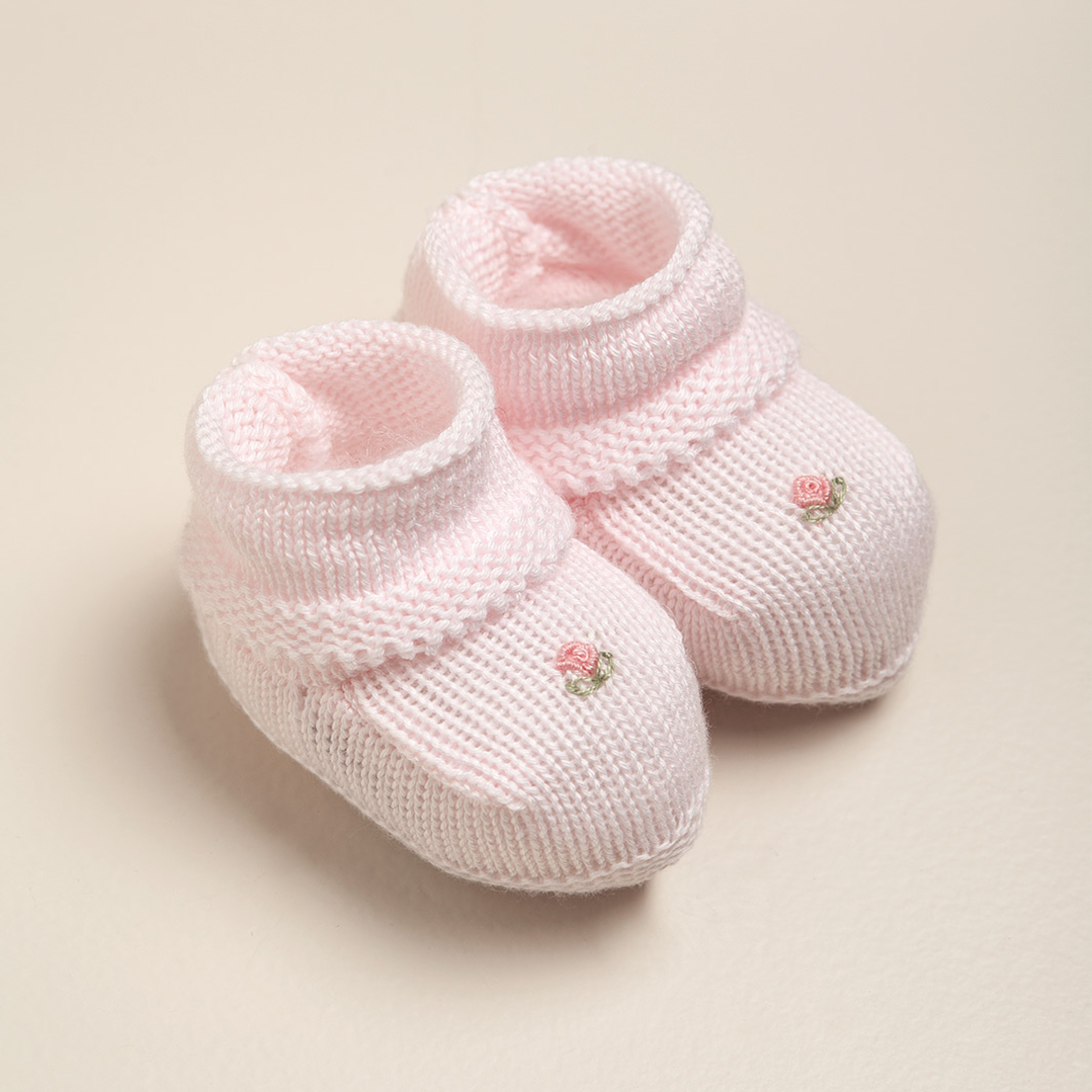 Handmade Embroidered Booties 1
