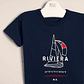 TopRiviera nautical print cotton T shirt - thumbnail 2