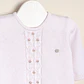 Bodysuit Knitted Pink Embroidered flowers  - thumbnail 2